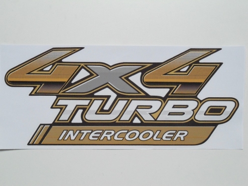 Emblema '4x4 Turbo Intercooler' Hilux 14/15