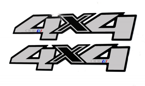 Emblema '4x4' S10 12/... Escovado S/ Resina