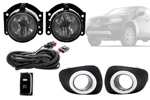Farol Auxiliar Triton Hpe 13/14 Pajero Dakar 08/12 Kit