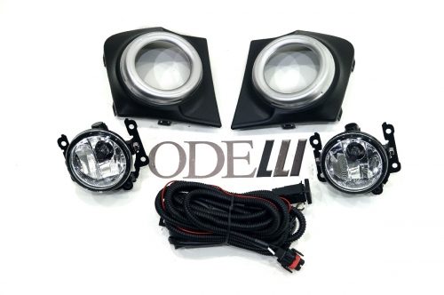 Farol Auxiliar Triton Sport 17/19 com Aro Prata Kit
