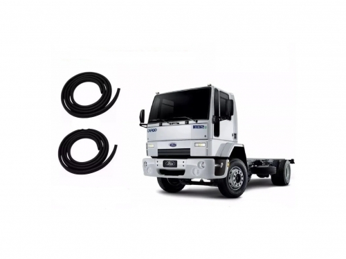 Kit Borracha Porta Ford Cargo .../11 Autotravi 2 Peças