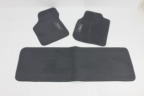 Tapete Cabini F-250 99/12 Cabine Dupla Pvc (3 Peças) Preto