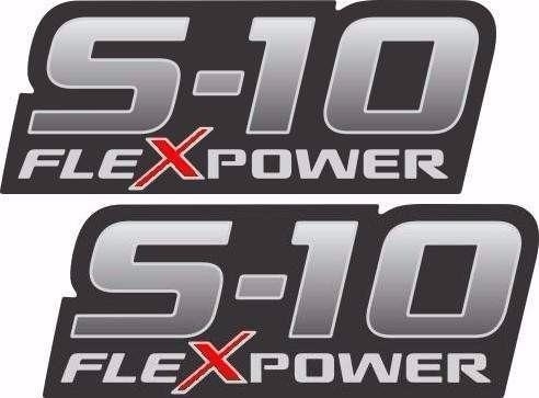 Emblema 'S10 Flex Power' 2009 Advance (2º Linha)