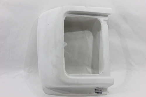 Moldura Grade Farol Mb 1113/1313/1513/... Ld Cara Preta (Fibra)