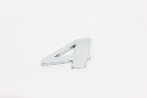 Emblema '4' Cromado Mb Axor Atego Accelo