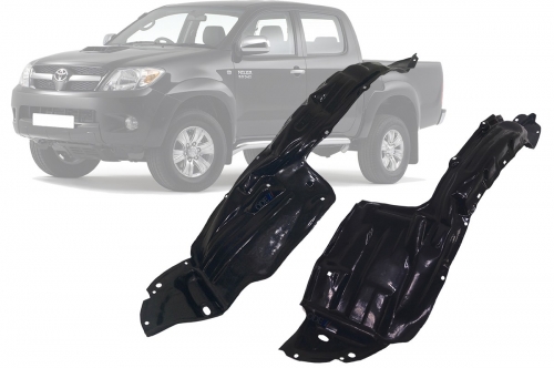 Kit Paralama Interno (Parabarro)  Hilux 2012/2016 2 Peças