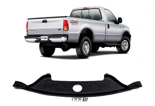 Moldura Para-choque  Tras (Pisante) F-250 P/Cpara-choque Cromado Central