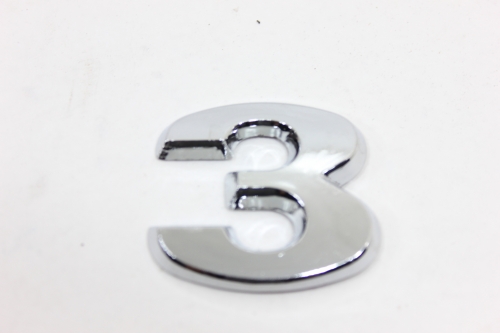 Emblema '3' Vw 15/... Cromado