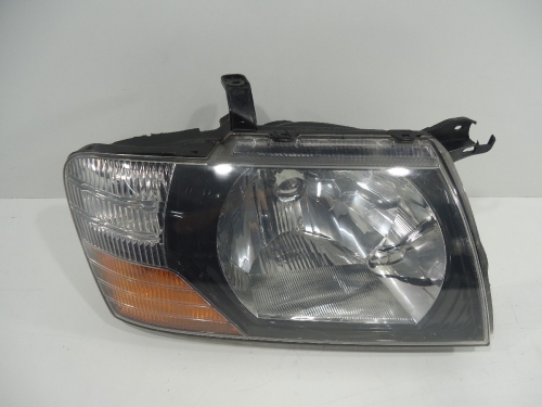 Farol Pajero Full 01/07 Ld Pisca Ambar com Detalhes Riscado Na Lente e No Suporte Quebrado Usado