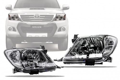 Kit Farol Dianteiro Hilux 09/11 Original Tyc 2 Peças