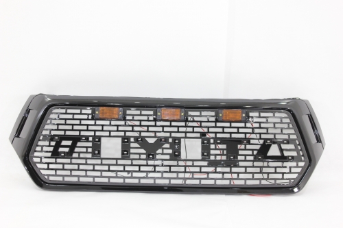 Grade Frontal Hilux 16/20 Preta C/ Led Modelo Raptor