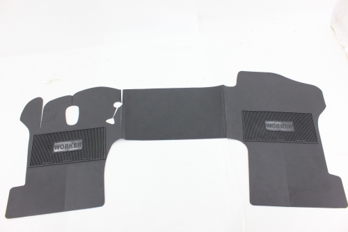 Tapete Cabine Vw Worker 8.120/8.150 C/Pedal Borracha Padrão Original