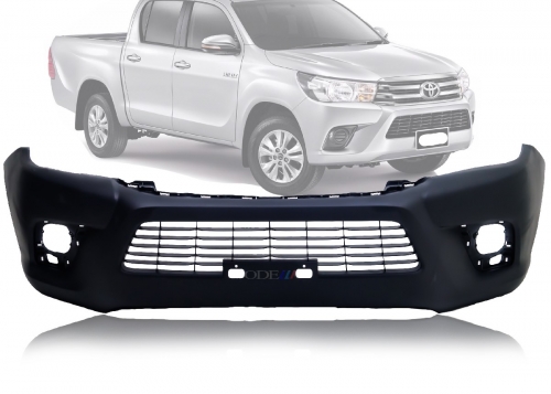 Para-choque Dianteiro Hilux Cabine Dupla 16/18  com Grade