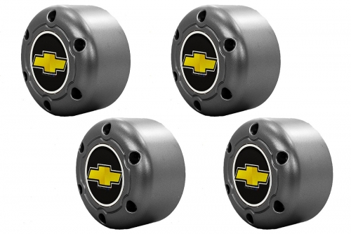Kit Calota com Emblema Tracker 01/09 Prata 8 Peças