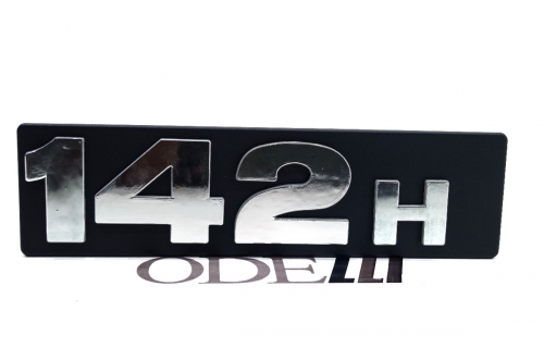 Emblema '142h' Lateral Scania (Plaqueta) 82/90
