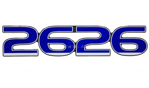 Emblema '2626' Cargo Resinado 06/10