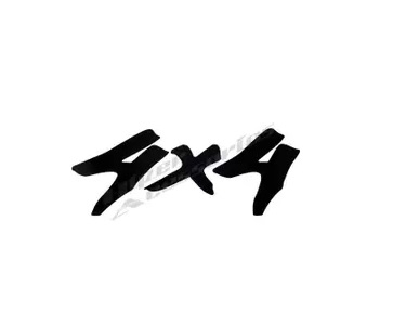 Emblema '4x4' S10 Blazer Preto 95/00