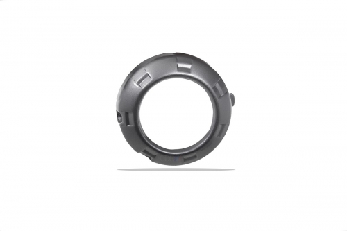 Moldura (Aro) Farol Auxiliar L200 Triton Hpe 08/10 Prata (Fibra)