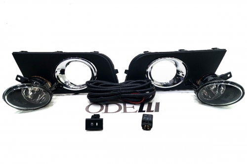 Farol Auxiliar Amarok 14/16 com Aro Cromado Kit