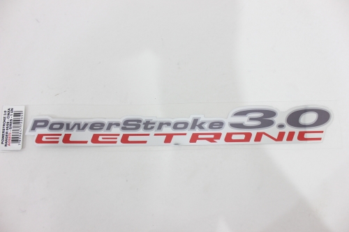 Emblema 'Power Stroke 3.0 Eletronic' Ranger 10/... Prata