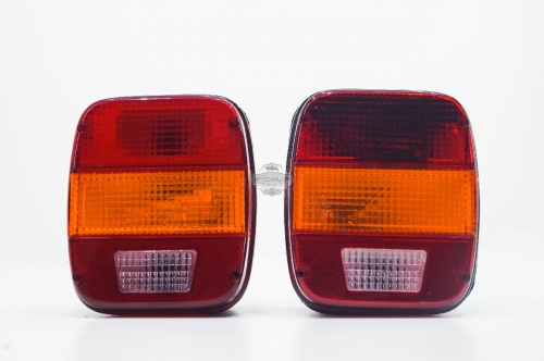 Kit Lanterna Tras F-4000, Cargo Vw com Refletivo Pisca Lateral com Vigia Esquerdo Direito