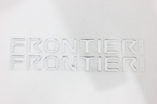 Emblema 'Frontier' Frontier (Lateral) Santo Antonio Cromado (Resinado)