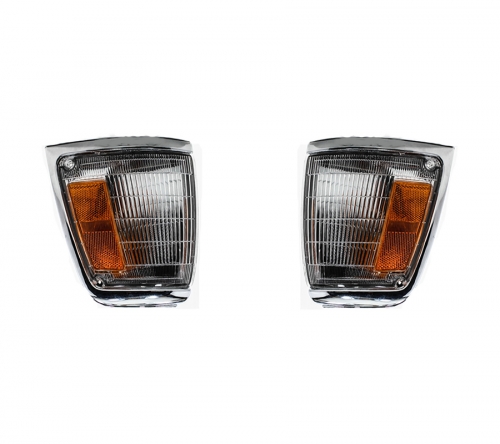 Par Lanterna Diant Hilux Sr5 4x2 92/01 C/Aro Cromado