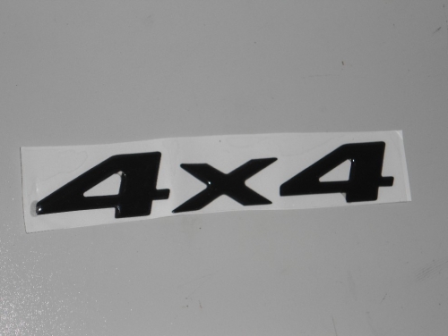 Emblema '4x4' S10 e Blazer 03/... Preto