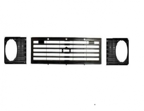 Grade Frontal + Molduras Farol Caminhão Vw 7.90/7.110 81/94