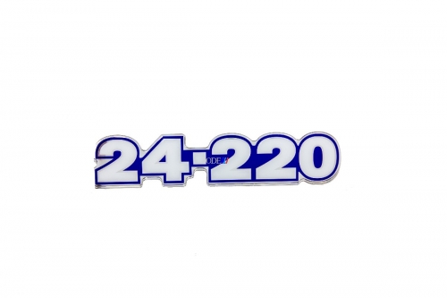 Emblema '24-220' Pequeno Resinado
