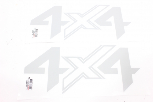 Emblema '4x4' Frontier Attack 21/... Prata (Par)