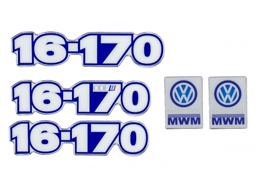 Kit Emblema Vw 16-170 Resinado 1991 / 1999