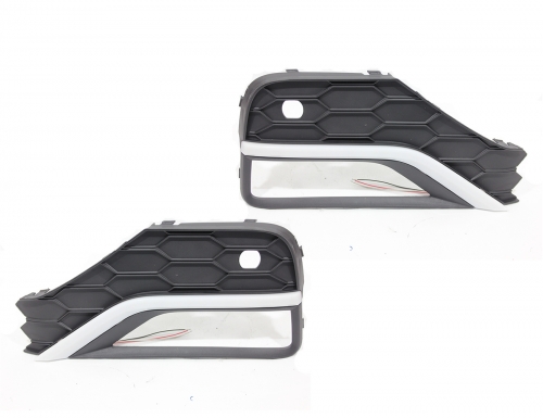Moldura Farol Auxiliar Amarok 17/... Kit
