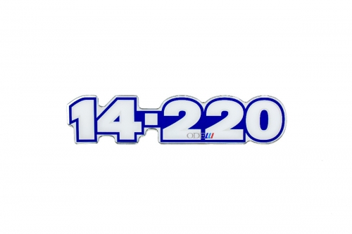 Emblema '14-220' Pequeno Resinado 91/99