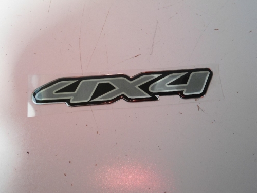 Emblema '4x4' S10 01/... Prata