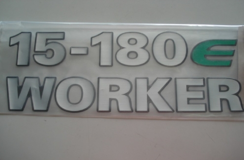 Emblema '15-180 e Worker' Lateral Vw