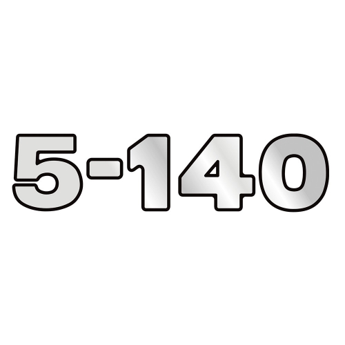 Emblema '5-140' Vw (Frontal)