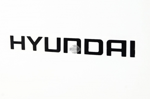 Emblema 'Hyundai' Capô Hr (Preto) S/ Resina
