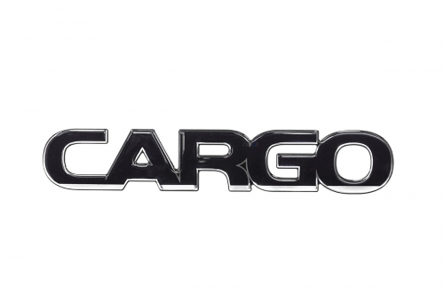 Emblema 'Cargo' Menor Azul Escuro