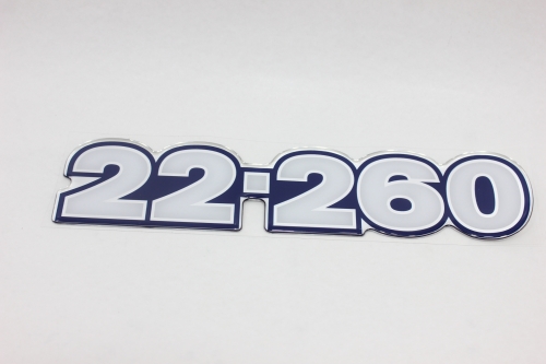 Emblema "22-260" Vw Pequeno Capo