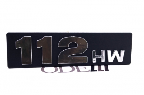Emblema  '112hw' Lateral Scania (Plaqueta)