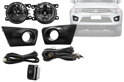 Farol Auxiliar L200 Triton Hpe 11/12 Hls/Glx/Xb 11/16 (Kit)