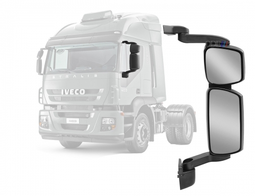 Espelho Retrovisor Iveco Tector/Cursor C/ Desembaçador (Completo) Ld