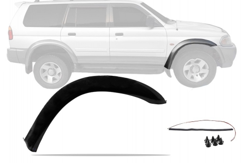 Alargador Dianteiro Pajero Sport Plastico Original Ld 00/06