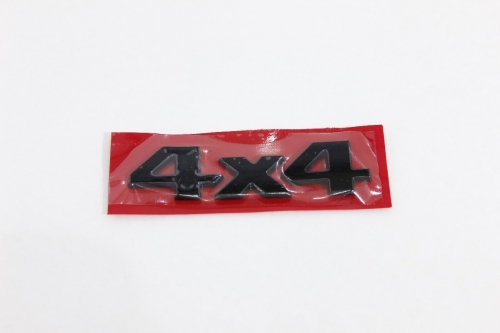 Emblema "renegade" Preto C/Fundo Vermelho Lateral