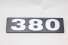 Emblema '380' Scania Serie 4 (Plaqueta)