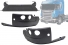 Kit Para-choque  Dianteiro Scania S6 Cinza 12/16
