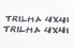 Emblema Trilha 4x4 Troller 15/19 Capô Preto
