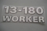 Emblema '13-180 Worker' Lateral Vw