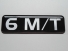 Emblema '6m/T' Frontier 08/... (Resinado)